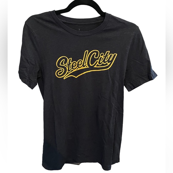 Small Steel City Black Women’s Top - Picture 1 of 2